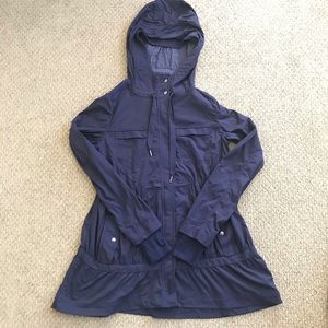 Lululemon Navy Blue hooded jacket size 4
